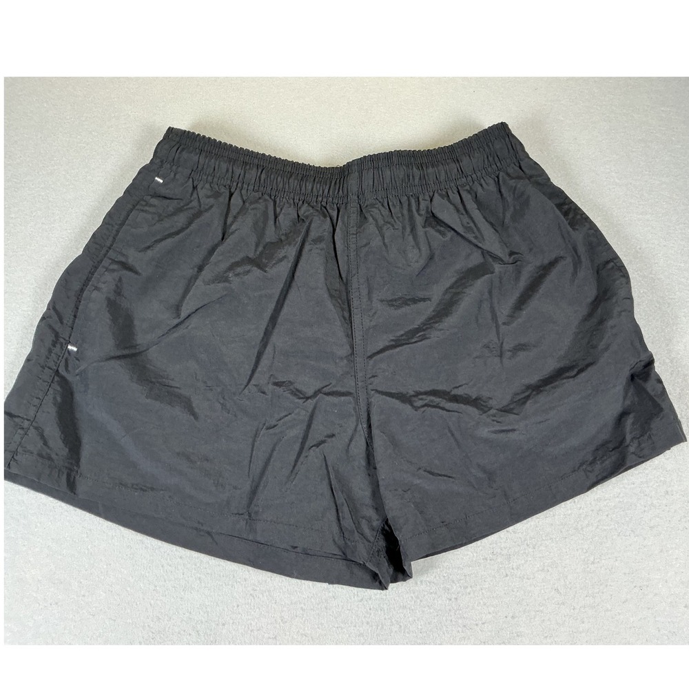 Uzzi Activewear Womens Black Athletic Shorts Small Elastic Waist Lined‎ NWOT